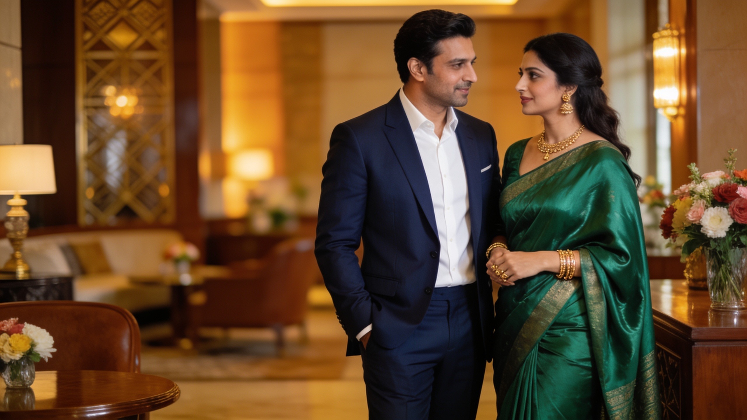 Sophisticated social companions attending an elegant event in Ludhiana